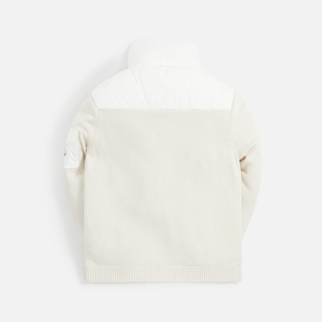 Оригінальна Padded Zip Up Cardigan Beige Moncler – вид ззаду