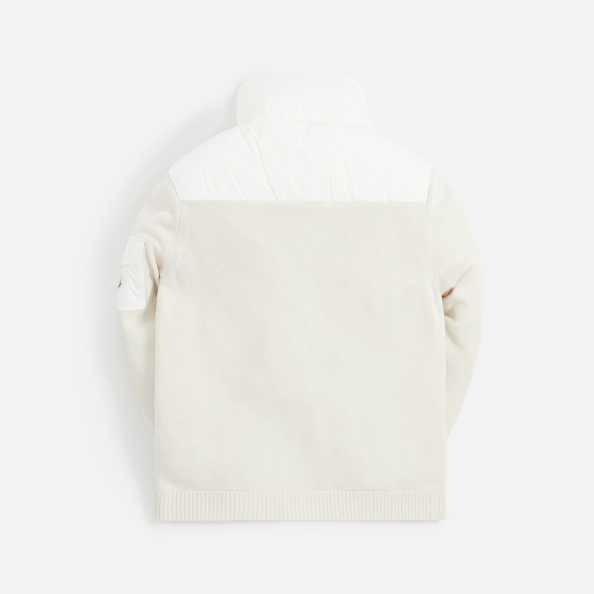 Оригінальна Padded Zip Up Cardigan Beige Moncler – вид ззаду - MONCLER