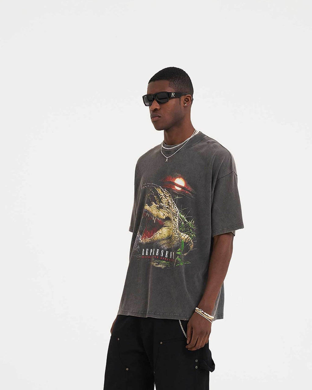 Destructive Appetite Vintage Grey T-Shirt Represent оригінал – Купити в Україні – детальний вид