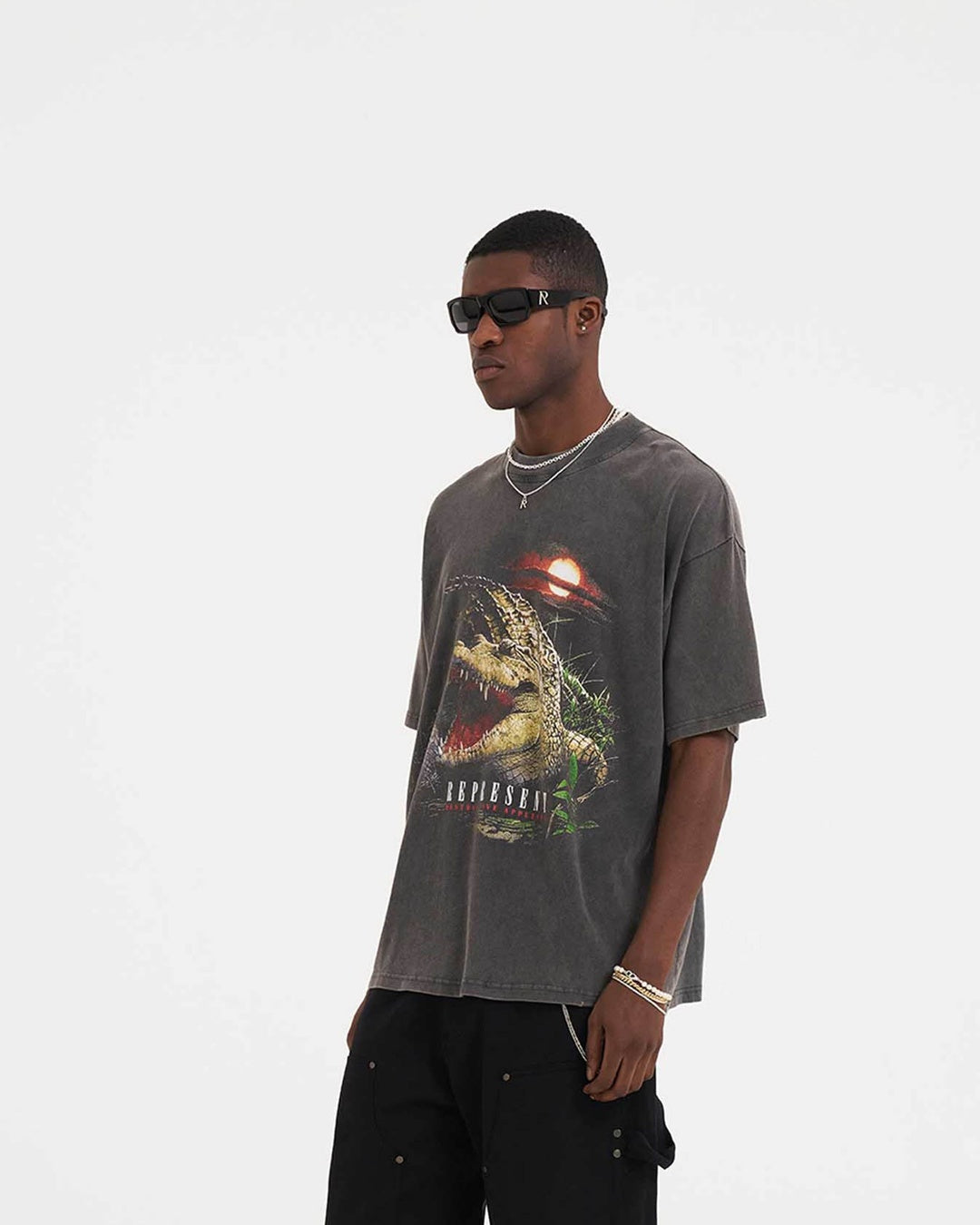Destructive Appetite Vintage Grey T-Shirt Represent оригінал – Купити в Україні – детальний вид