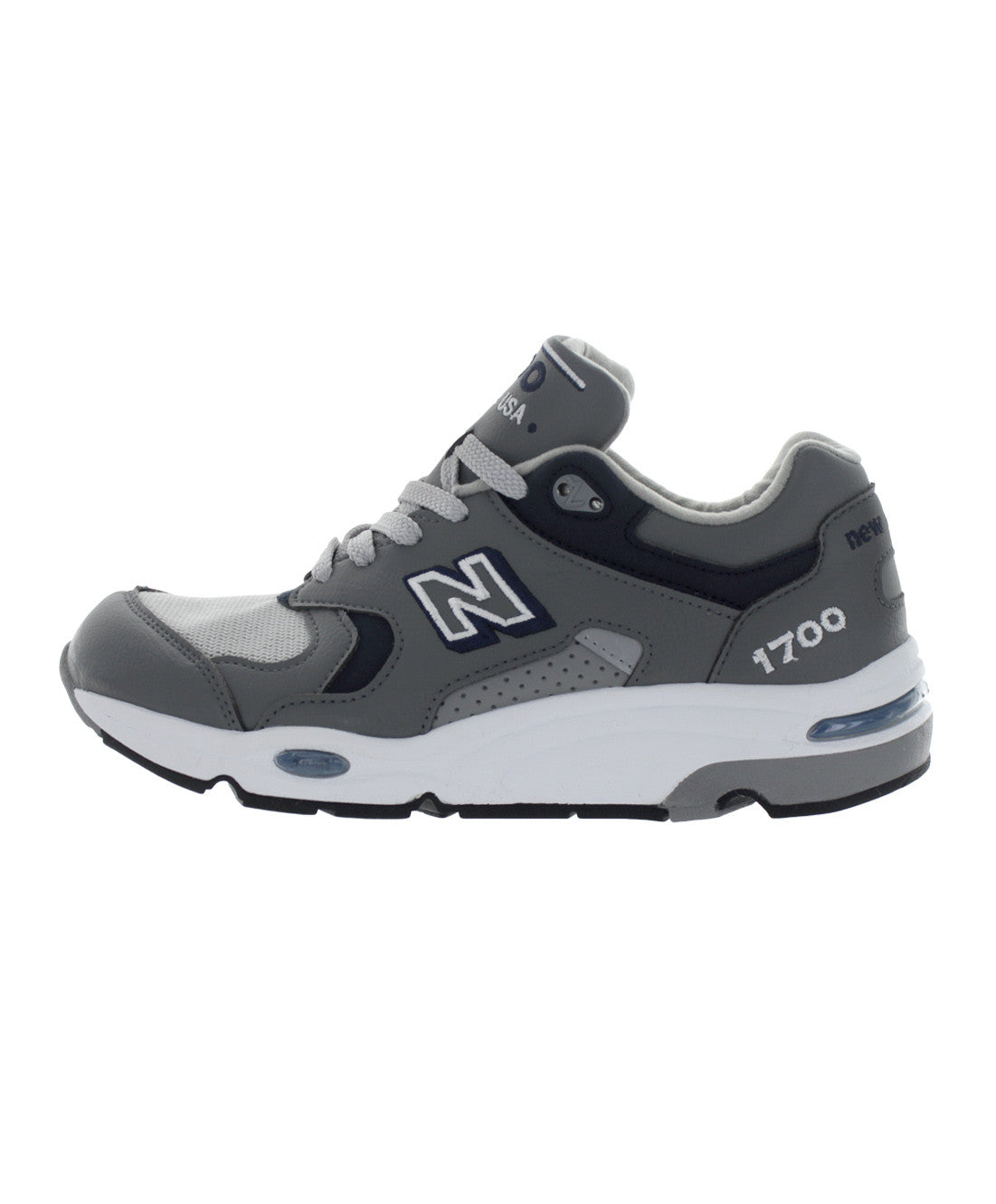 M1700gra Made Is Usa Grey New balance – Гарантія оригінальності – боковий вид