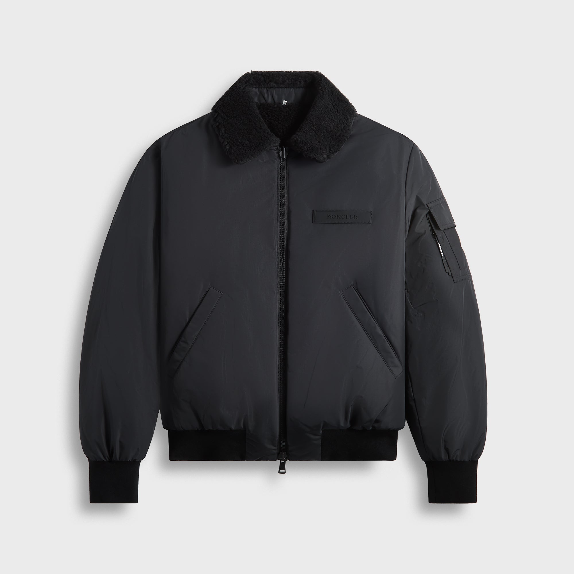 Maulevrier Bomber Black Moncler оригінал – Купити в Україні – боковий вид