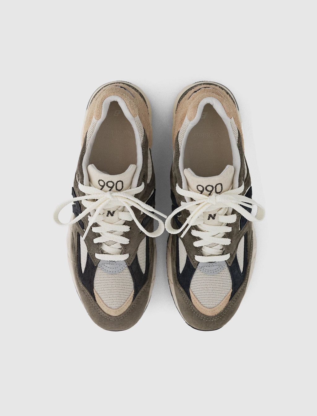 990v2 Made In Usa Olive Beige New balance – Гарантія оригінальності – детальний вид