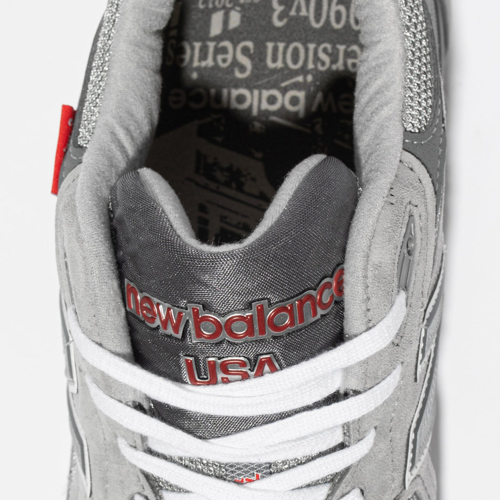 Mens Made Us 990v3 Shoes Grey New balance – Гарантія оригінальності – збільшений вид