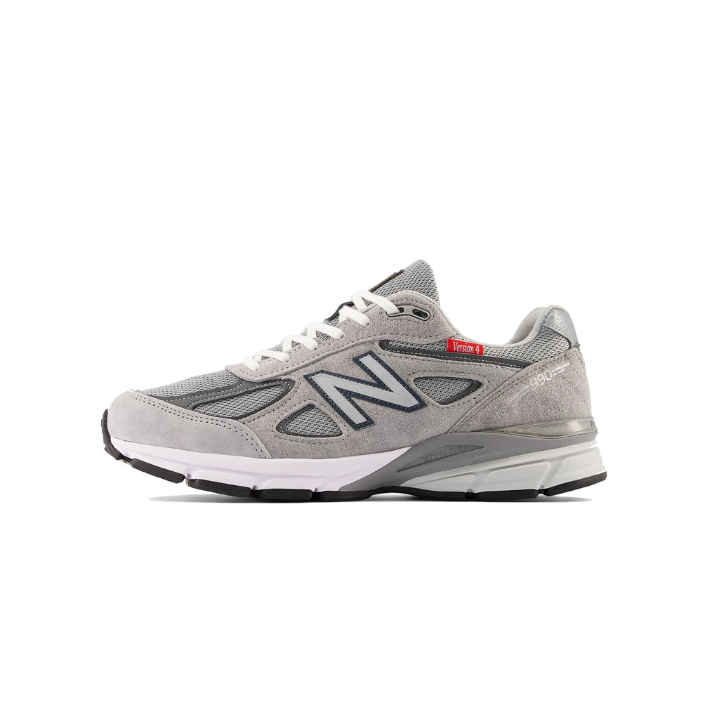 Оригінальна Mens Made In Us 990v4 Shoes Grey New balance – боковий вид