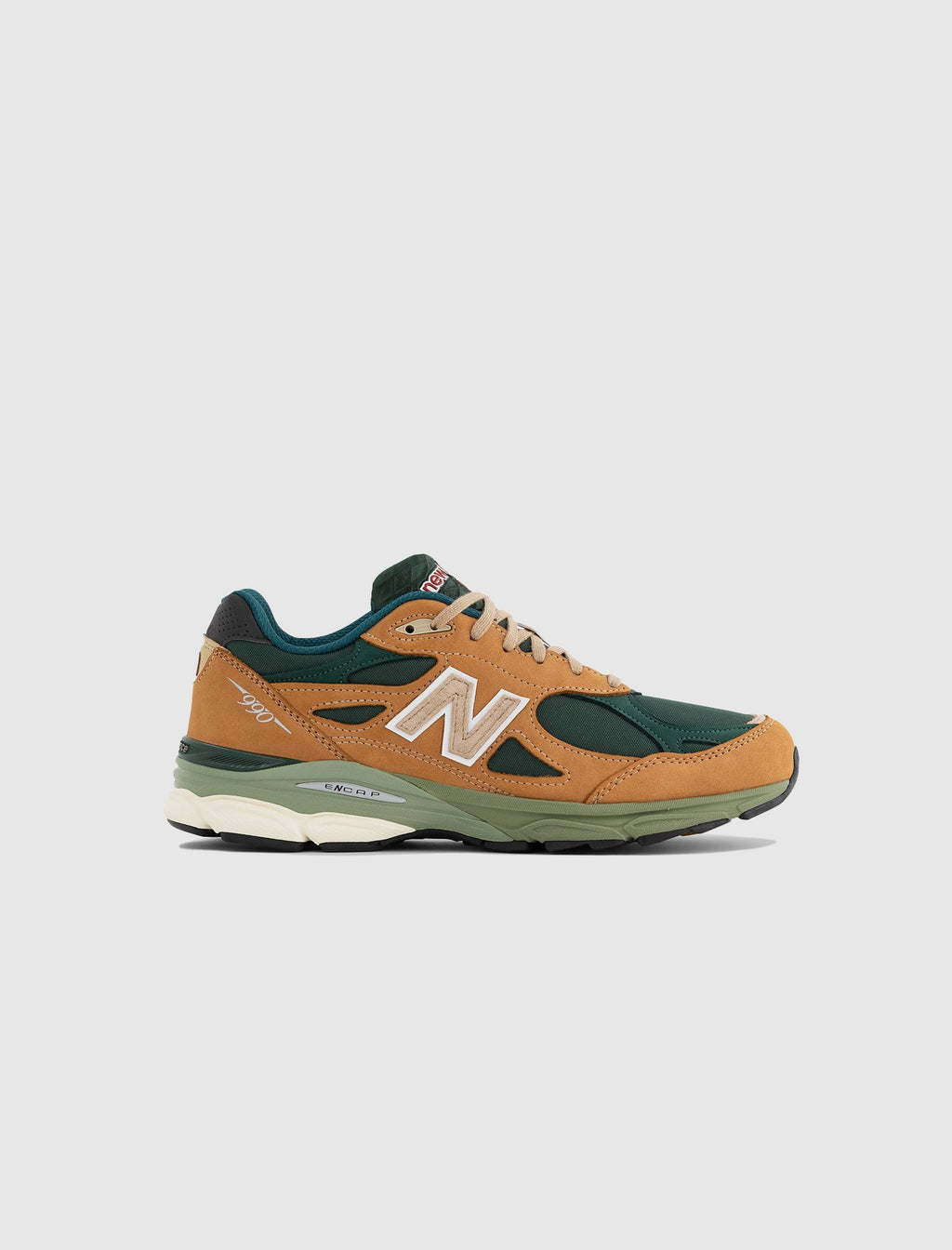 990 V3 Made In Usa Tan New balance – Гарантія оригінальності – боковий вид