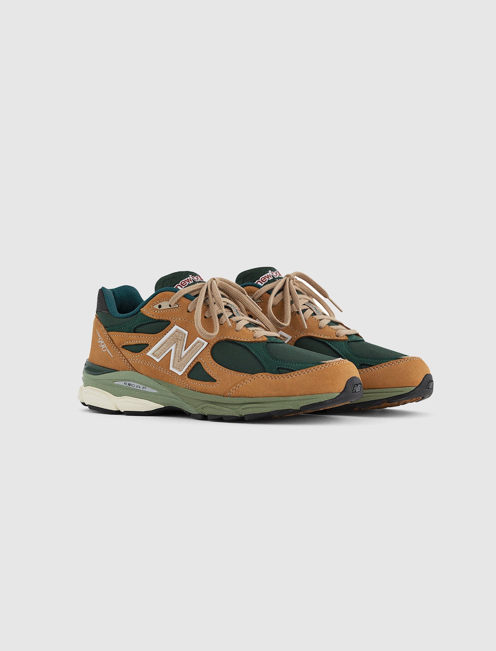 990 V3 Made In Usa Tan New balance – Гарантія оригінальності – вид ззаду