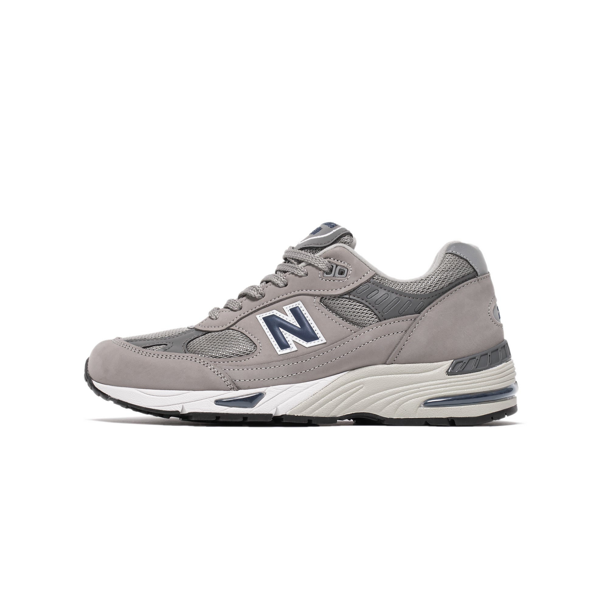Mens Made Uk 991 Grey Shoes New balance – Гарантія оригінальності – боковий вид