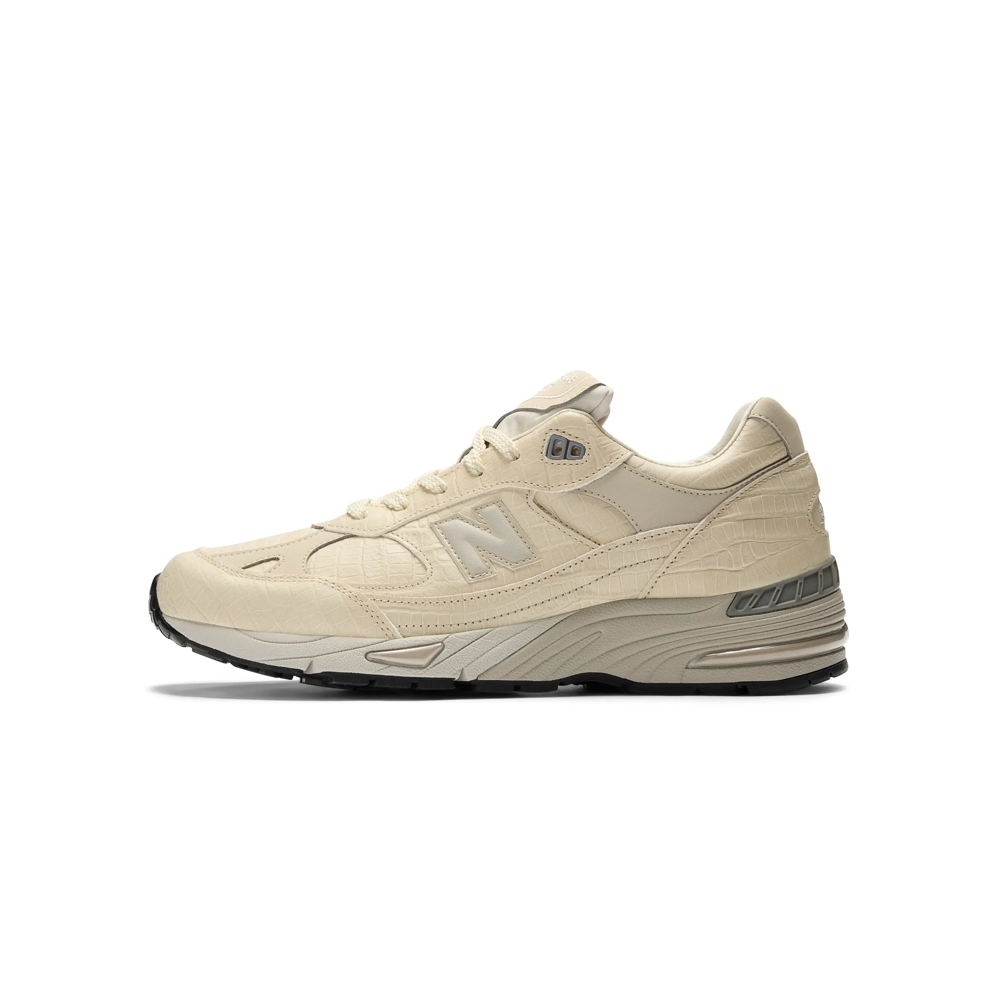 Mens Made In Uk 991 Luxe Suede Shoes New balance – Гарантія оригінальності – боковий вид