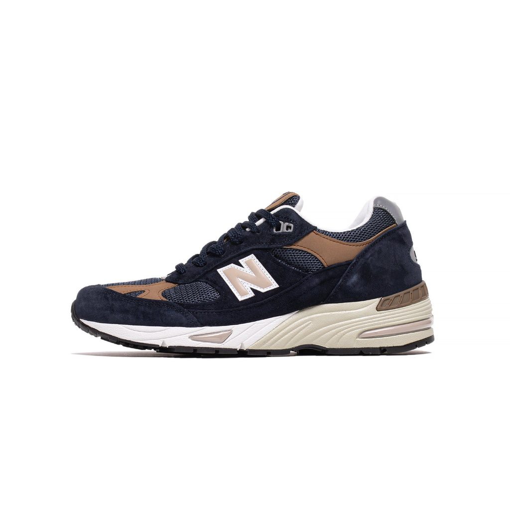 Mens Made Uk 991 Shoes Navy New balance оригінал – Купити в Україні – боковий вид