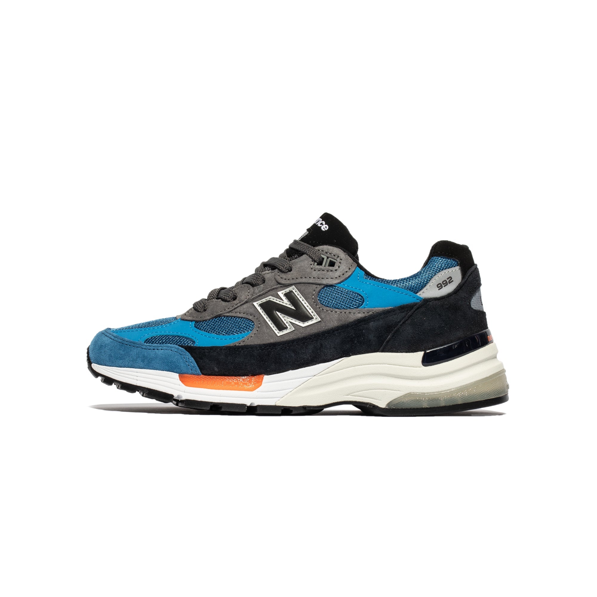 Mens Made In Usa 992 Shoes Grey New balance – Гарантія оригінальності – боковий вид