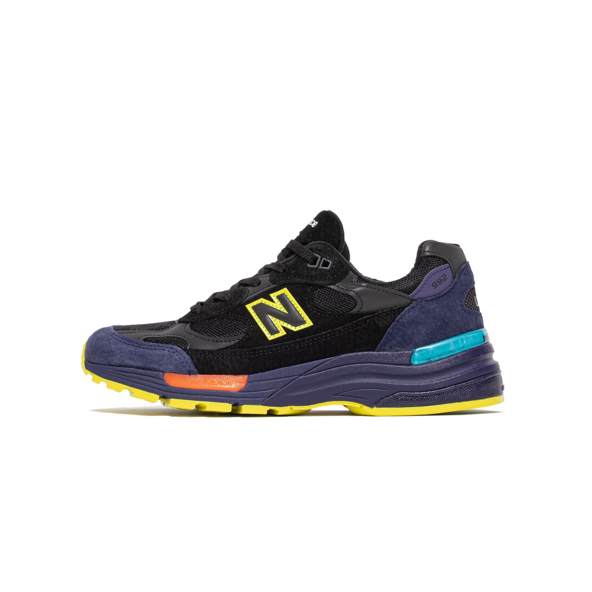 Mens Made In Usa 992 Shoes Black New balance – Гарантія оригінальності – боковий вид