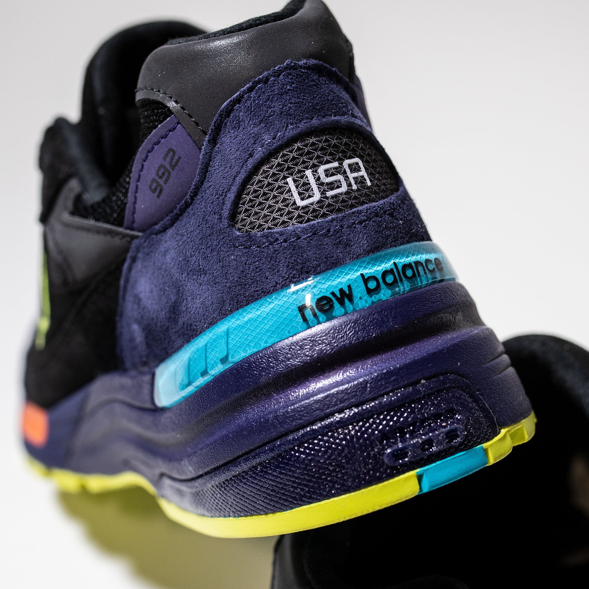 Mens Made In Usa 992 Shoes Black New balance – Гарантія оригінальності – збільшений вид
