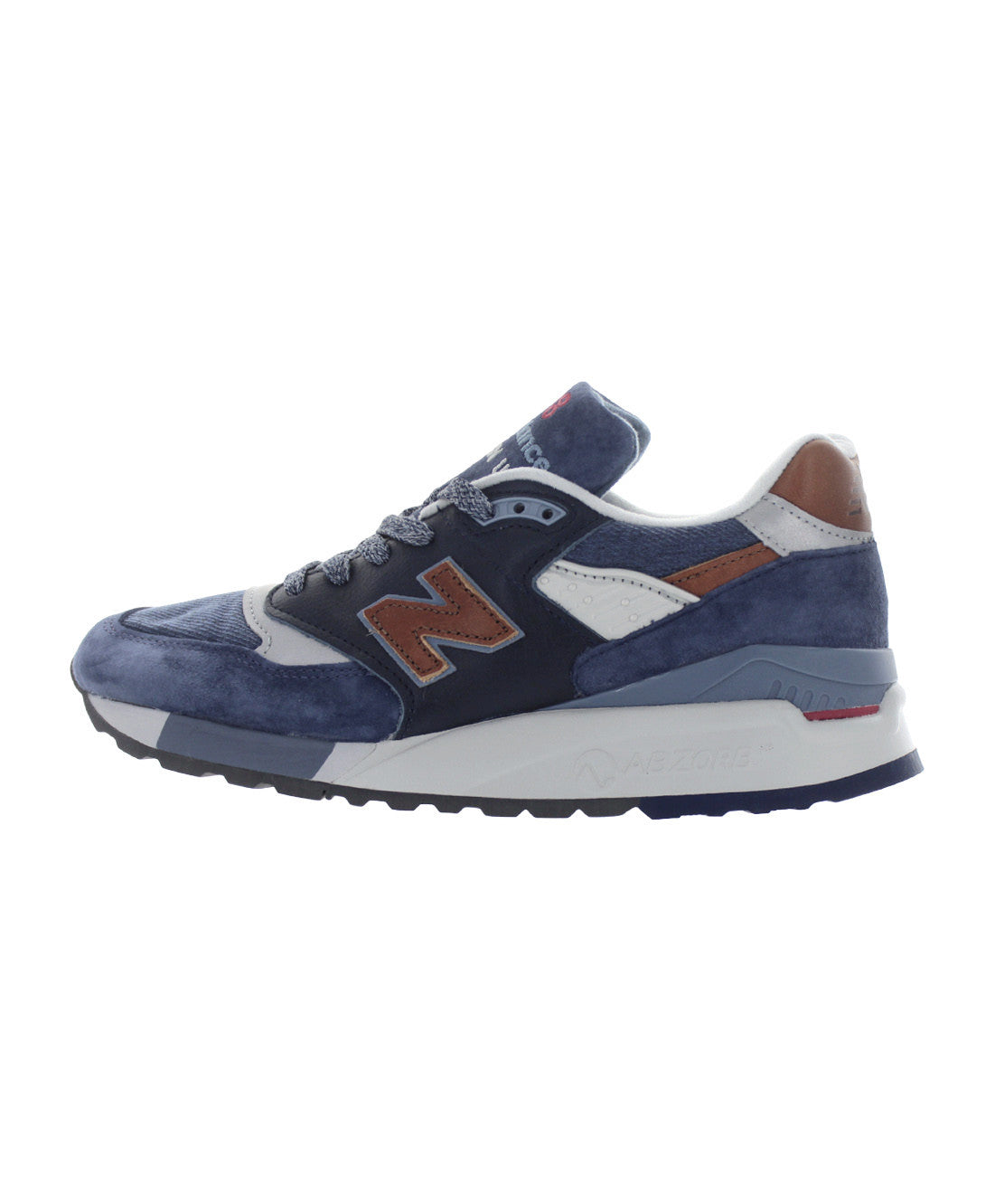 M998dsng Made Is Usa Ski Navy New balance – Гарантія оригінальності – боковий вид