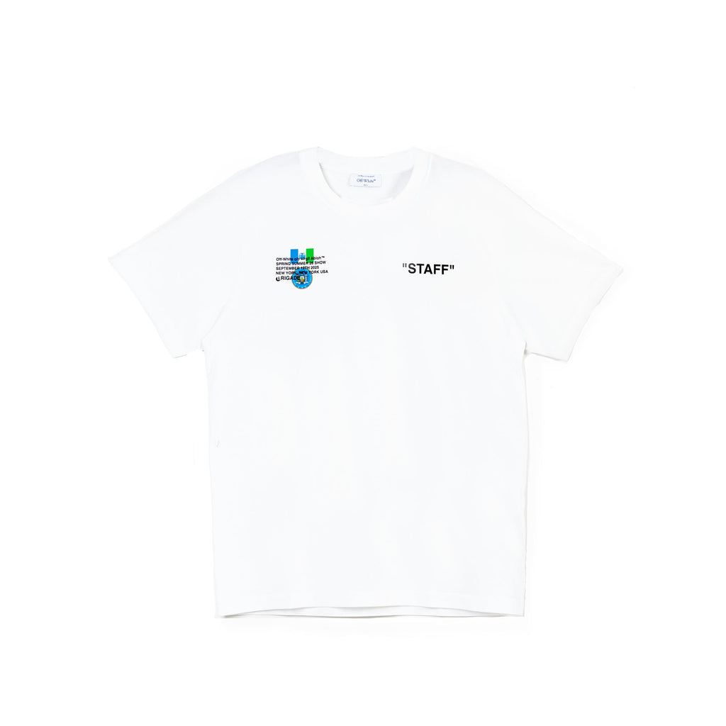 x Brigade Mens Tee OFF-WHITE – Гарантія оригінальності – боковий вид