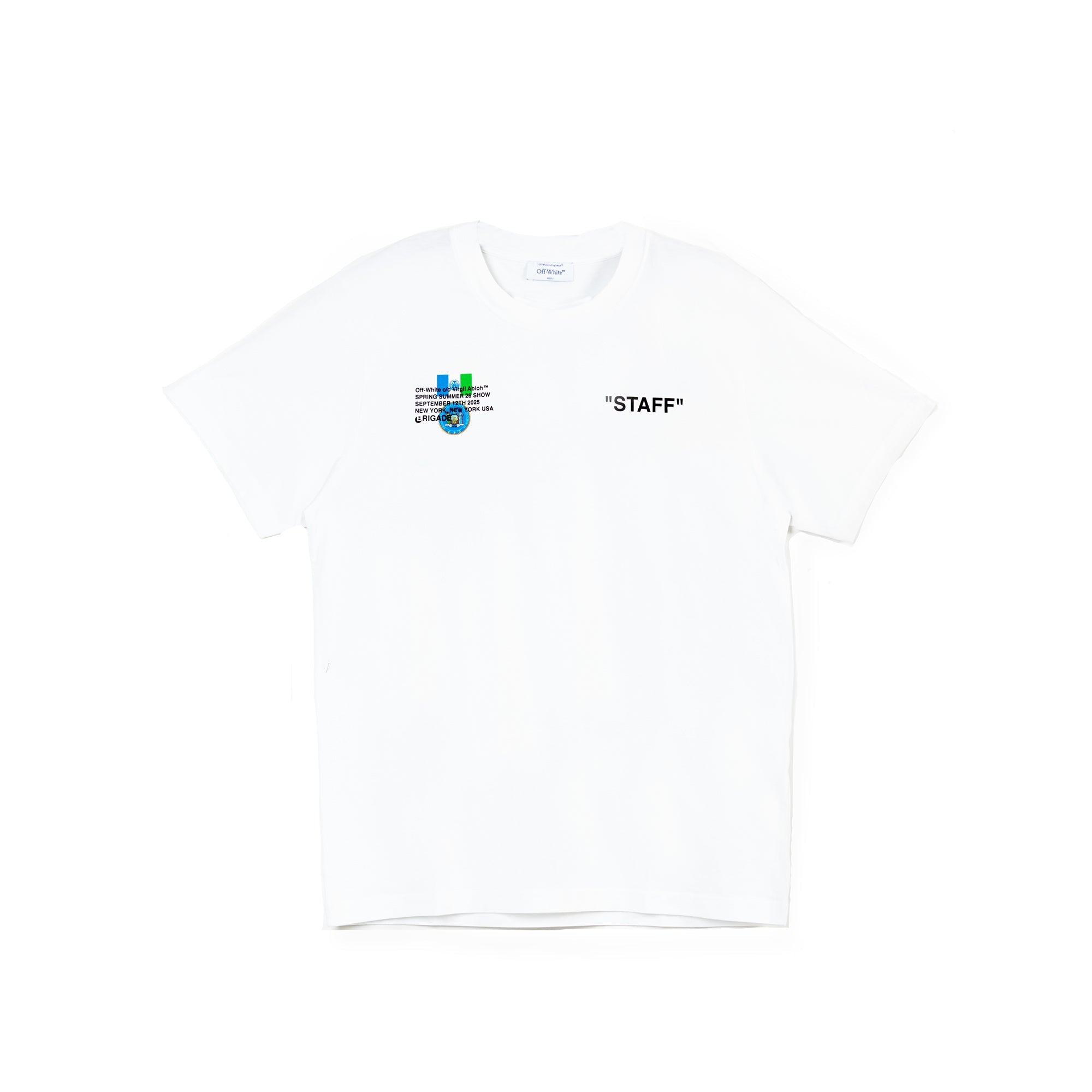 x Brigade Mens Tee OFF-WHITE – Гарантія оригінальності – боковий вид