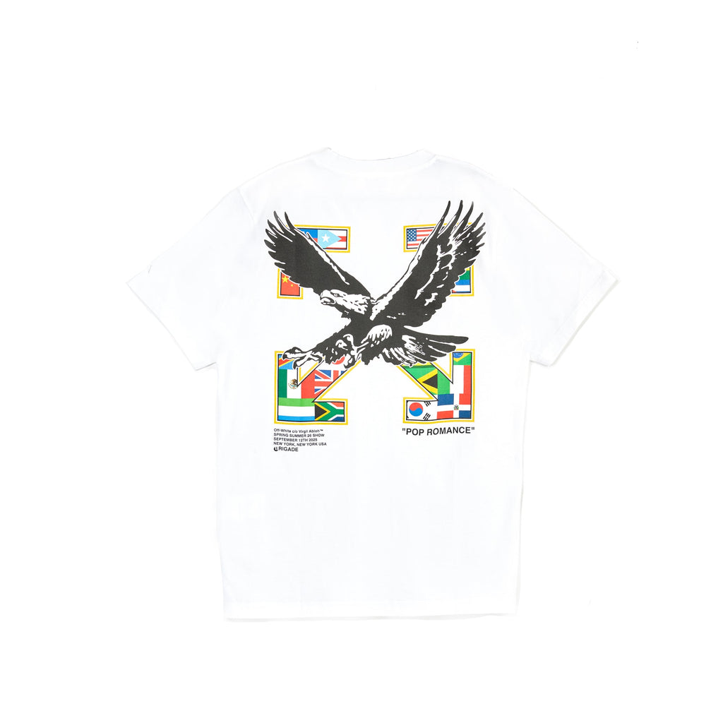 x Brigade Mens Tee OFF-WHITE – Гарантія оригінальності – вид ззаду