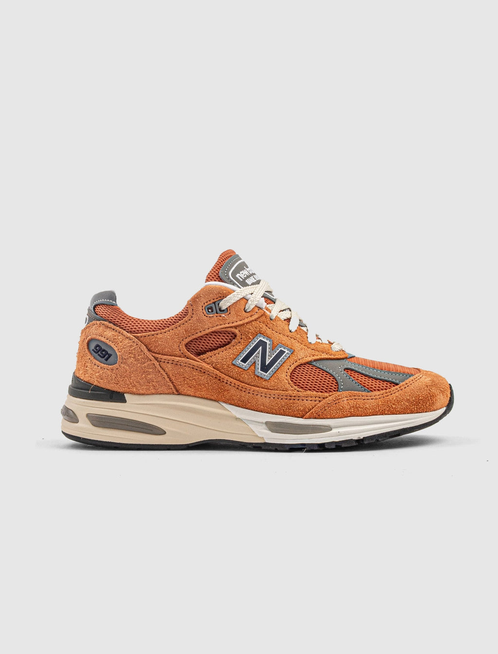 Made In Uk 991 V2 Gold Earth New balance – Гарантія оригінальності – боковий вид