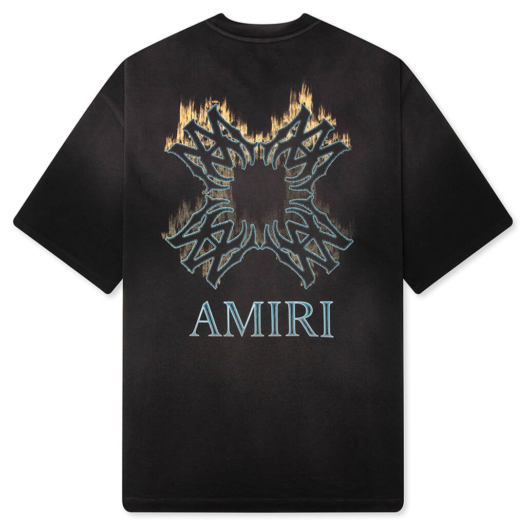 Оригінальна Ma Quad Flames Oversized Tee Amiri – вид ззаду