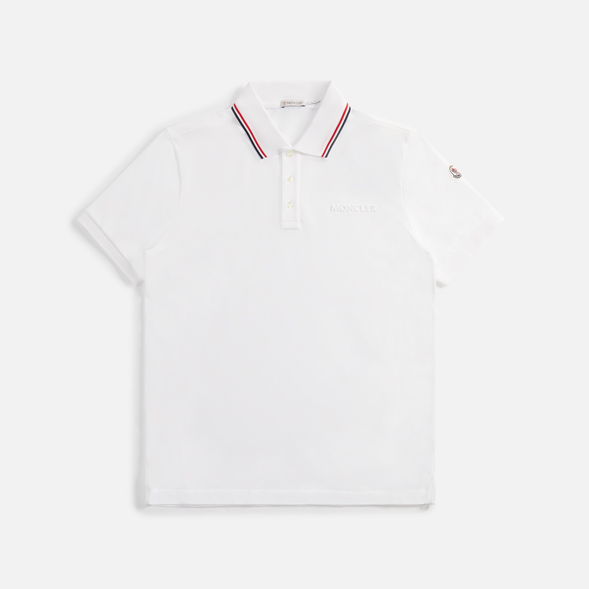 Polo White Moncler – Гарантія оригінальності – боковий вид