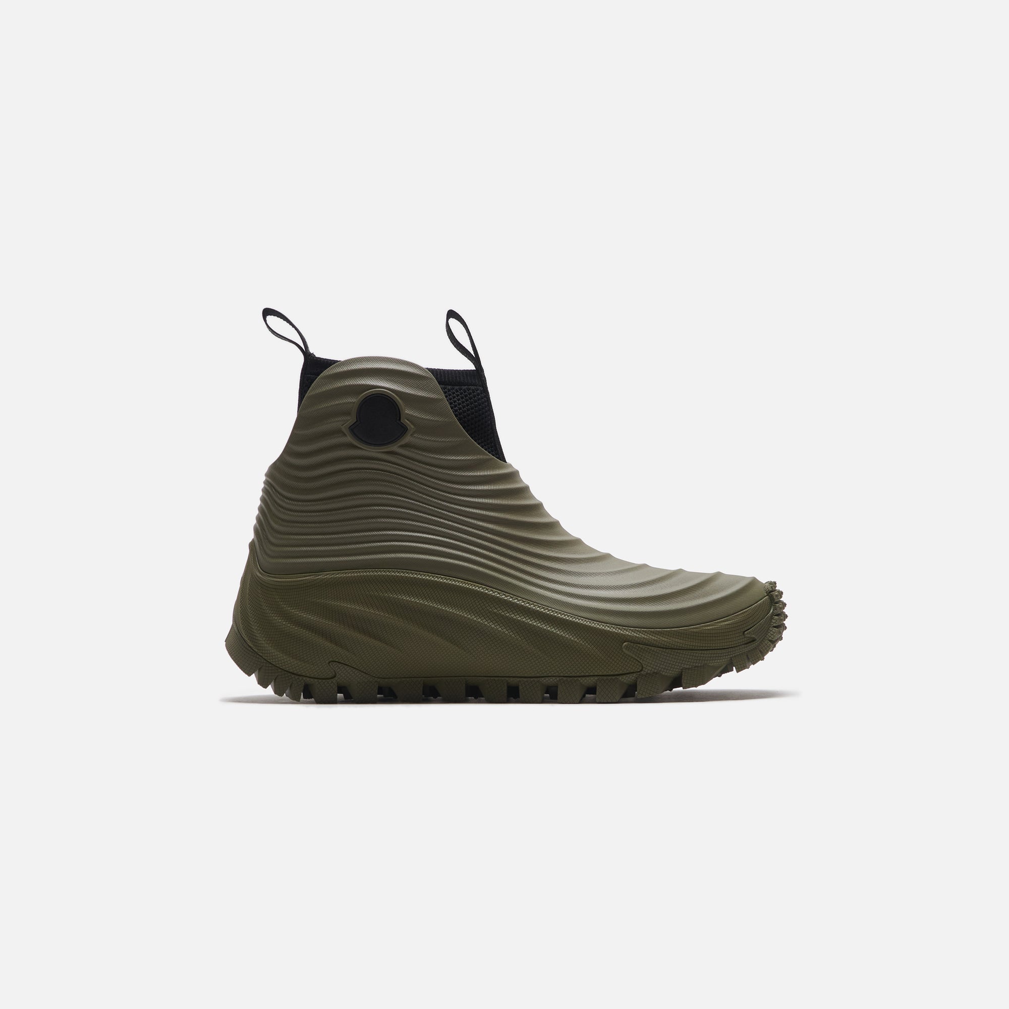 Оригінальна Acqua High Rain Boots Military Moncler – боковий вид - MONCLER