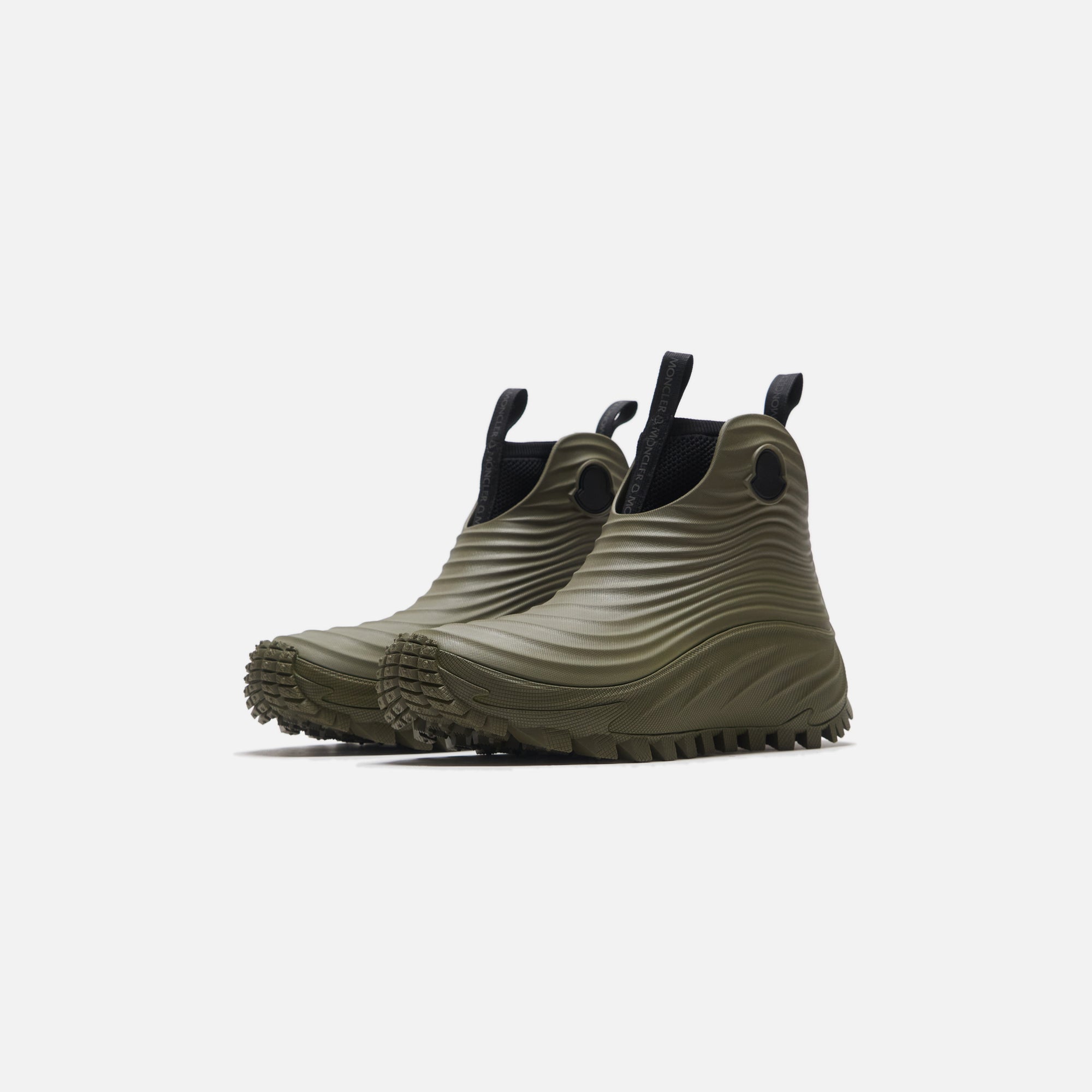 Оригінальна Acqua High Rain Boots Military Moncler – вид ззаду - MONCLER