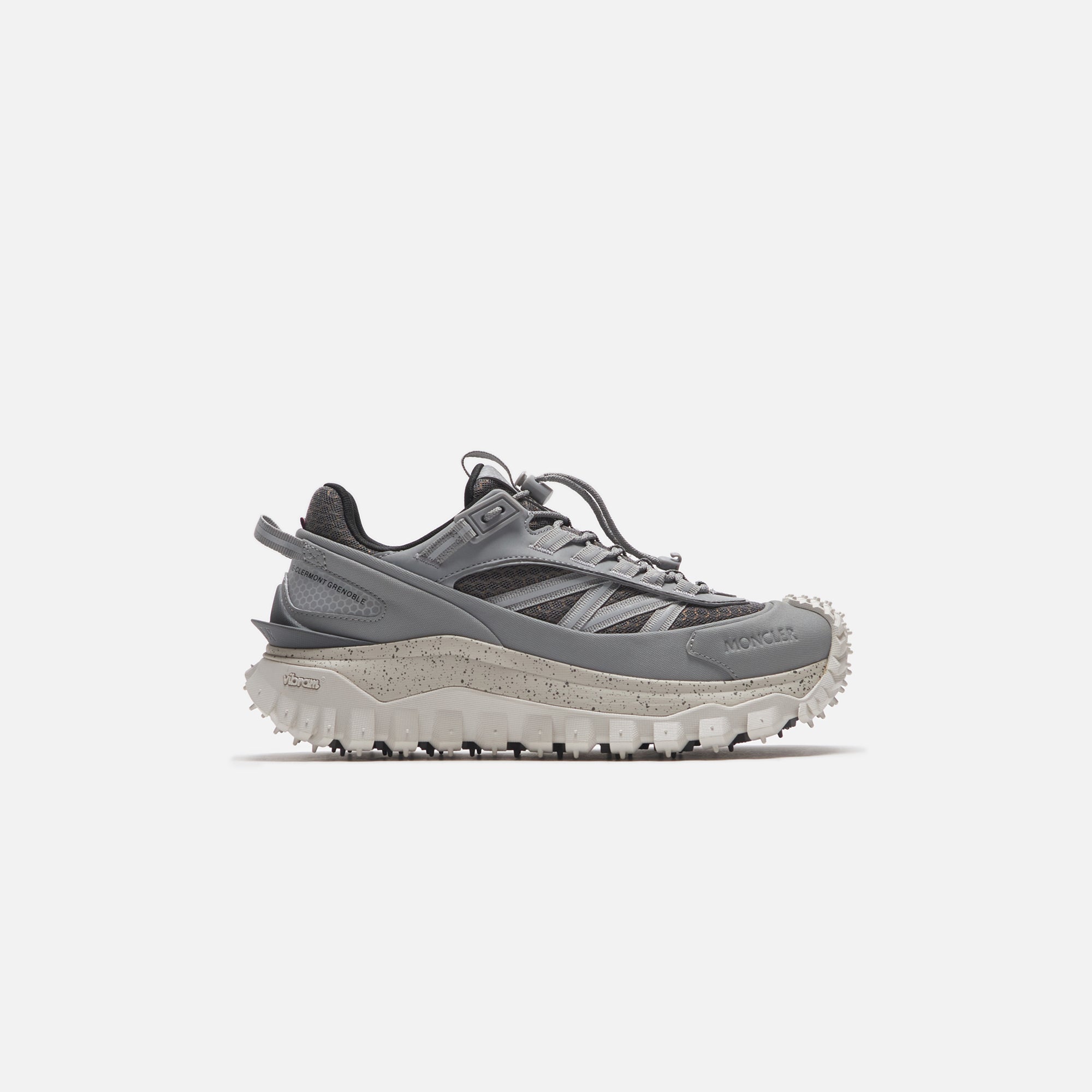 Trailgrip Low Top Sneakers Silver Moncler оригінал – Купити в Україні – боковий вид - MONCLER
