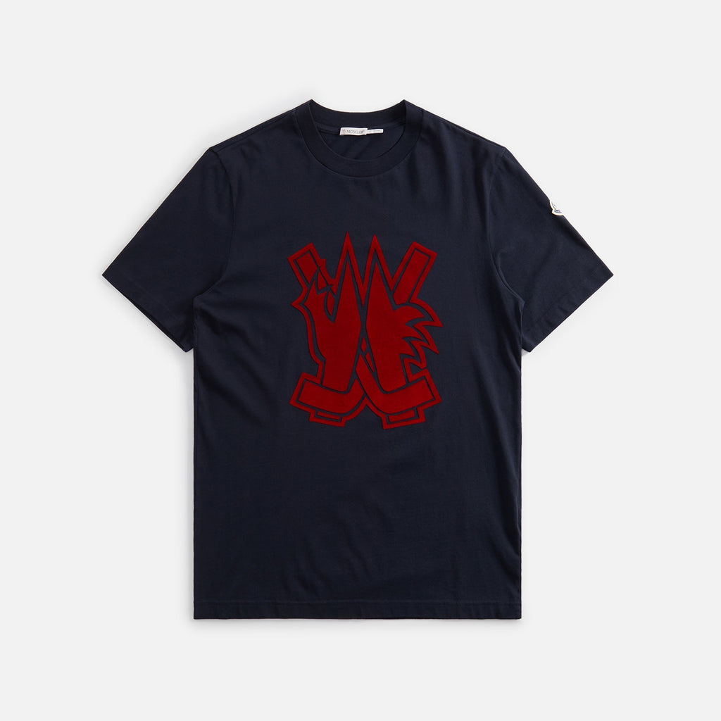 Оригінальна Tee Navy Moncler – боковий вид