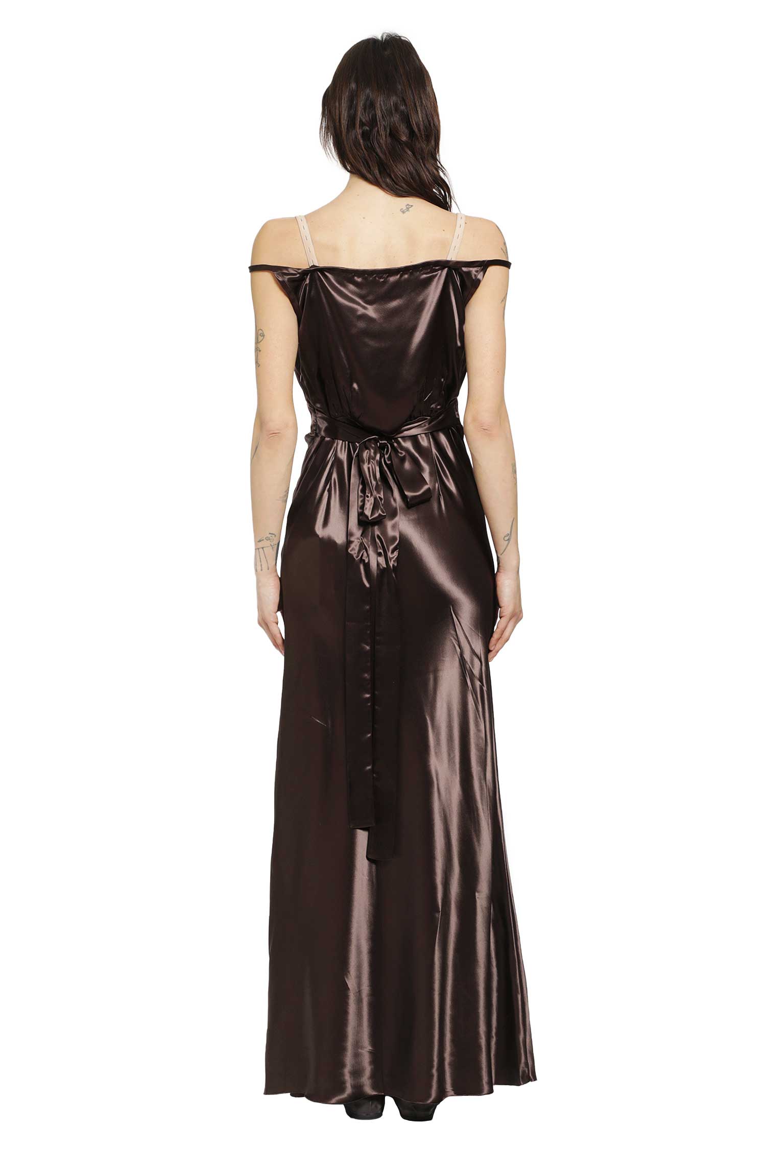 Оригінальна Long Satin Dress Miu miu – збільшений вид