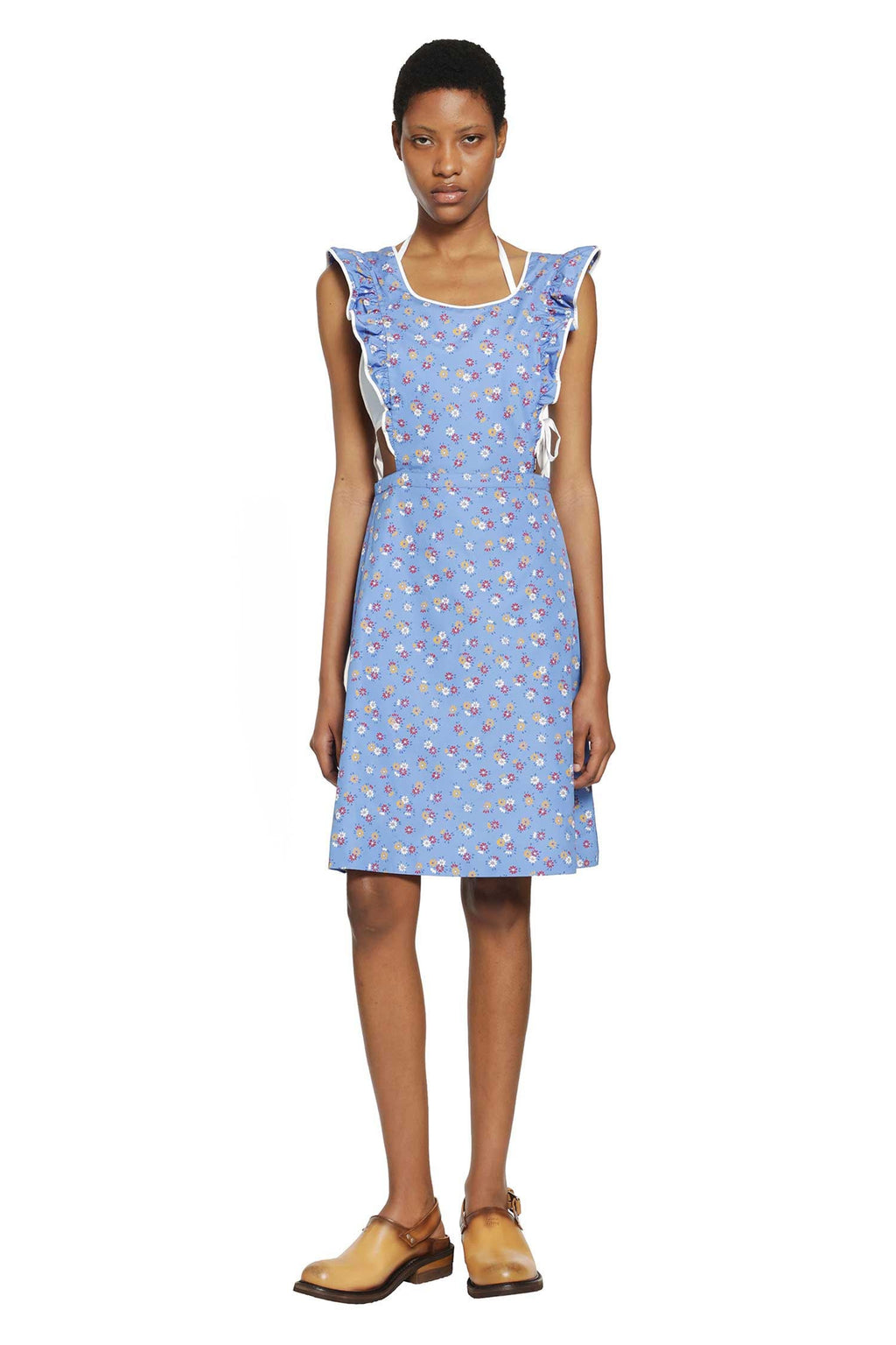 Оригінальна Poplin Pinafore Dress Miu miu – вид ззаду