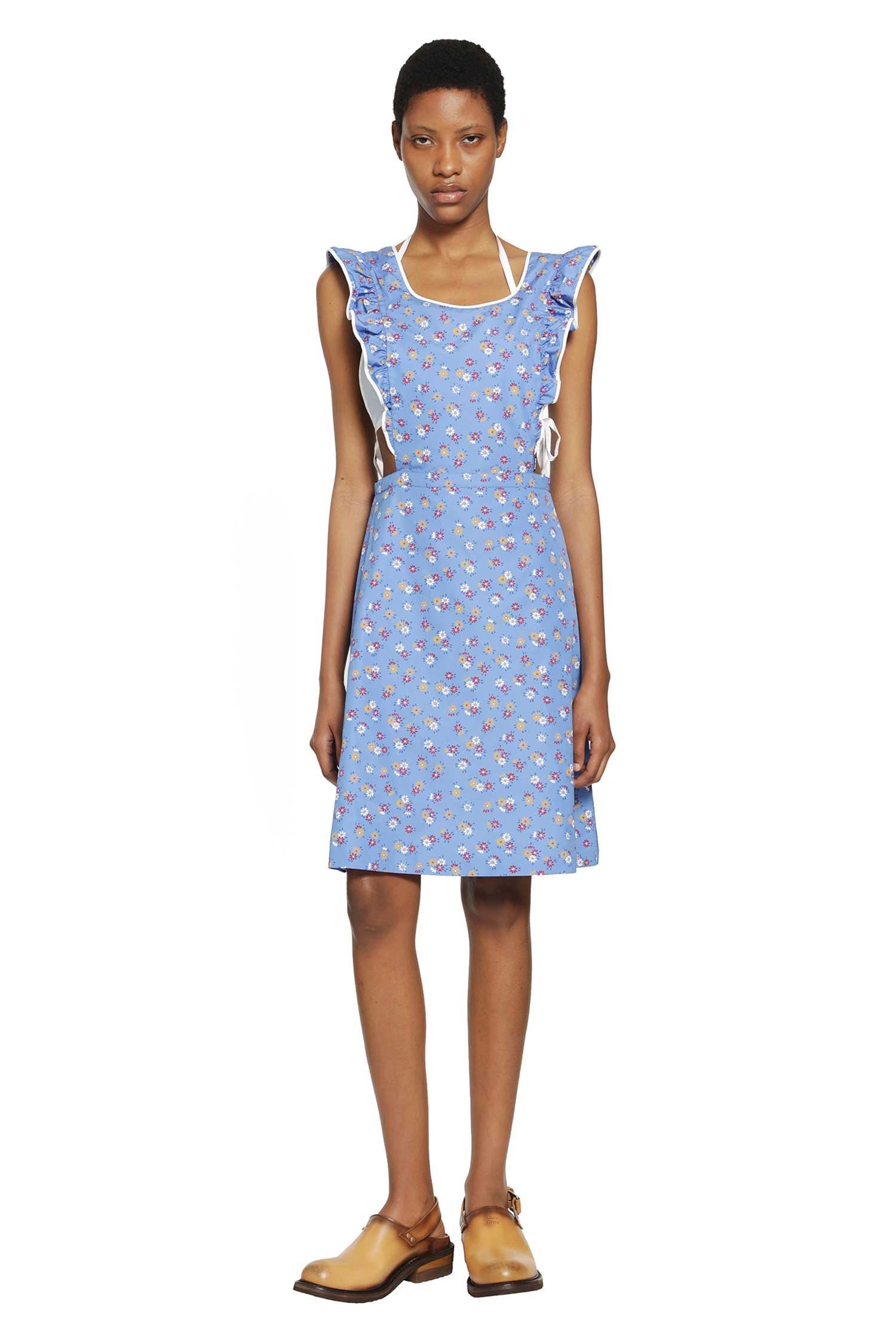 Оригінальна Poplin Pinafore Dress Miu miu – вид ззаду