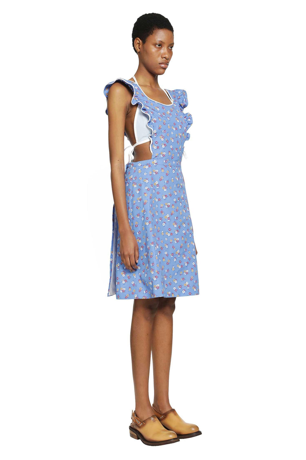 Оригінальна Poplin Pinafore Dress Miu miu – детальний вид