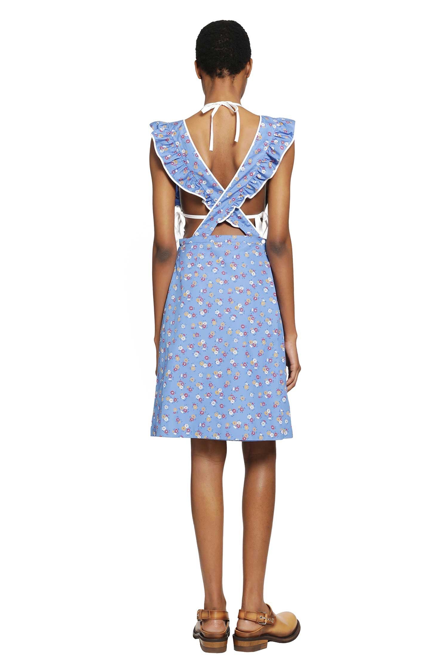 Оригінальна Poplin Pinafore Dress Miu miu – збільшений вид