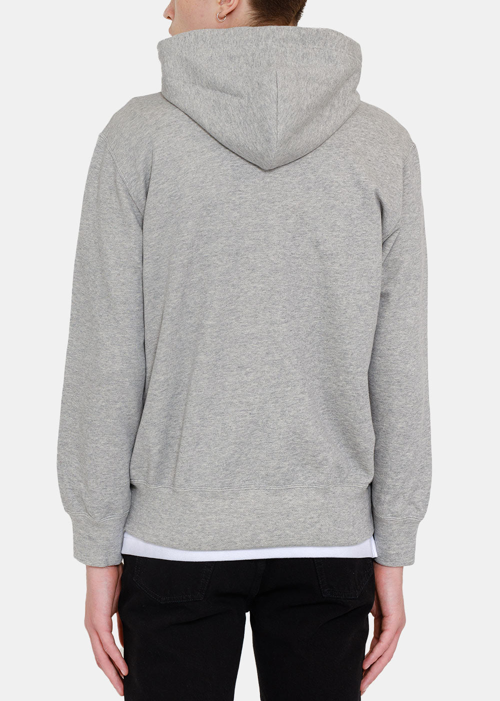 Оригінальна Grey & Red Heart Hoodie Comme des garcons – детальний вид