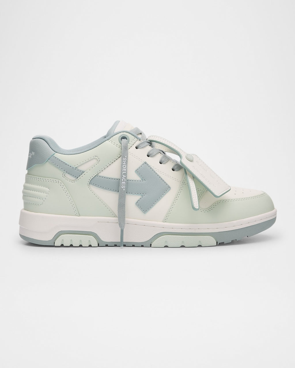 Out Of Office Green Sneakers Off-white оригінал – Купити в Україні – боковий вид
