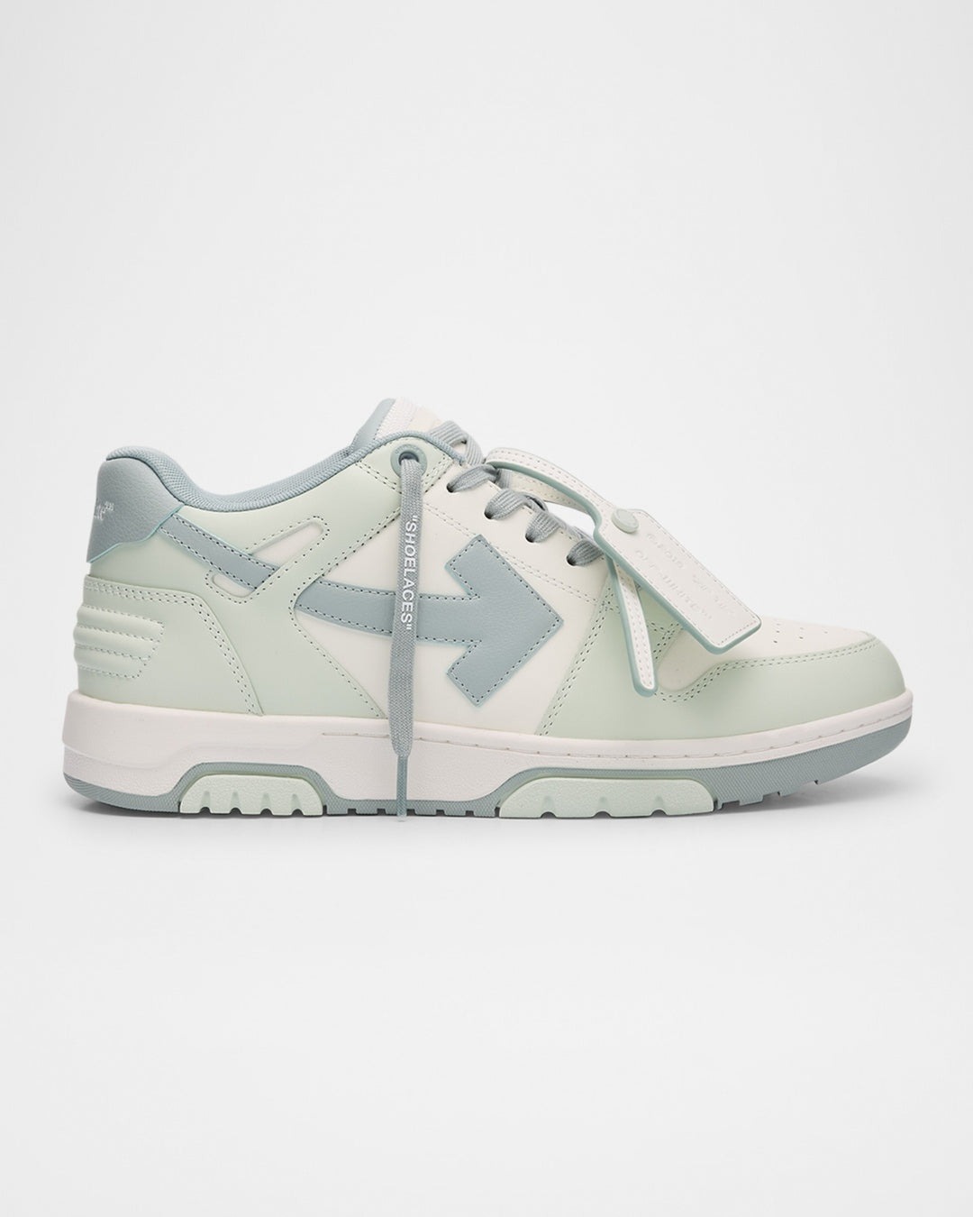 Out Of Office Green Sneakers Off-white оригінал – Купити в Україні – боковий вид - OFF-WHITE