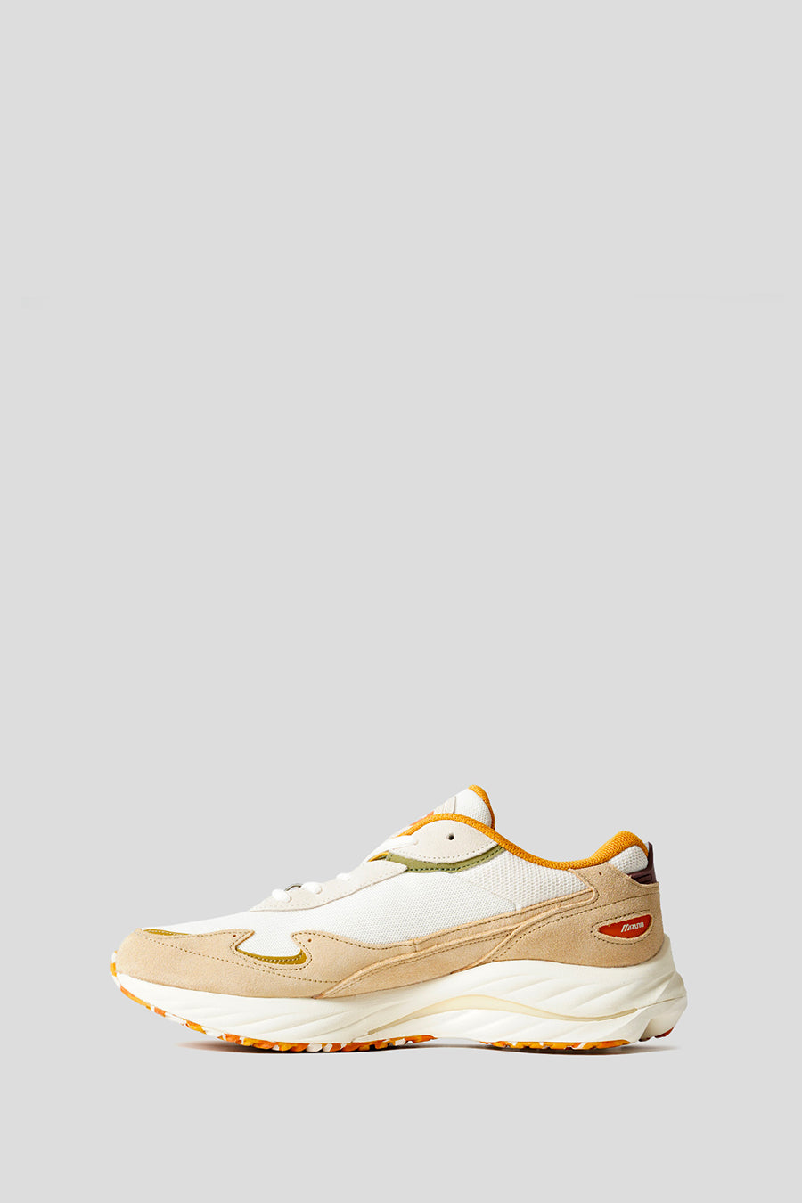 Оригінальна WAVE RIDER B PRISTINE AND COFFEE SNEAKERS MIZUNO – детальний вид