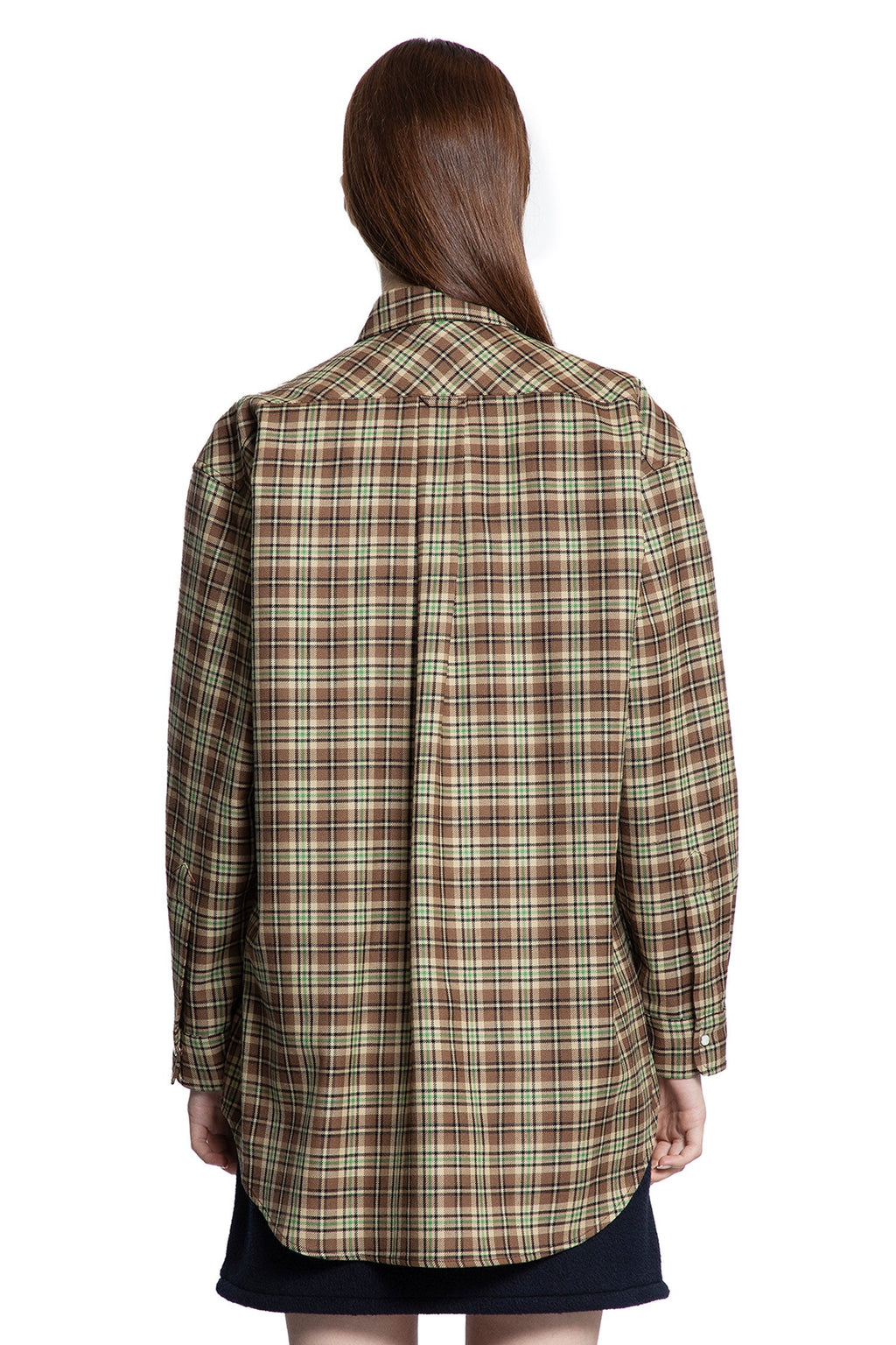 Check Wool Shirt Miu miu – Гарантія оригінальності – збільшений вид