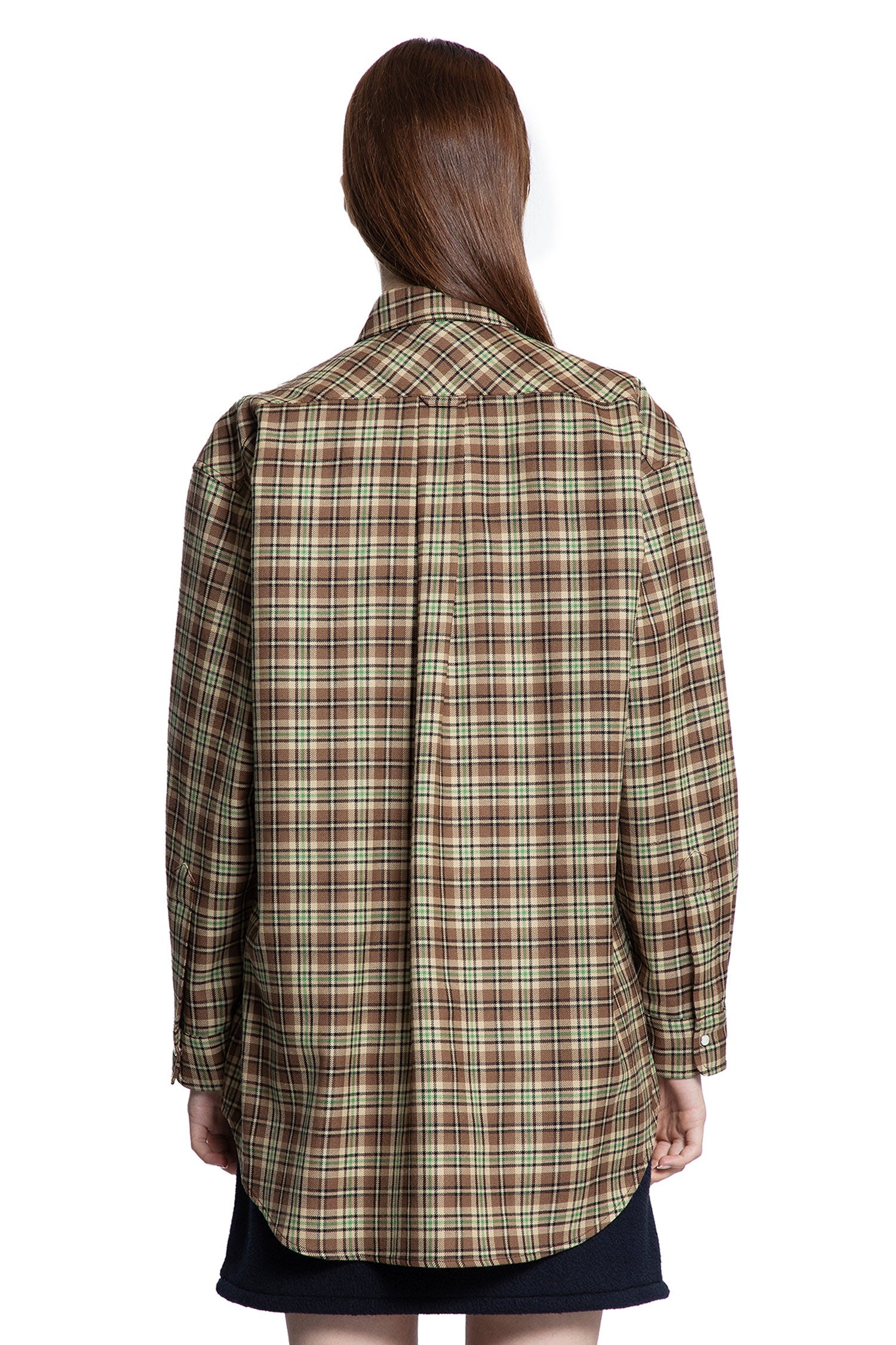 Check Wool Shirt Miu miu – Гарантія оригінальності – збільшений вид