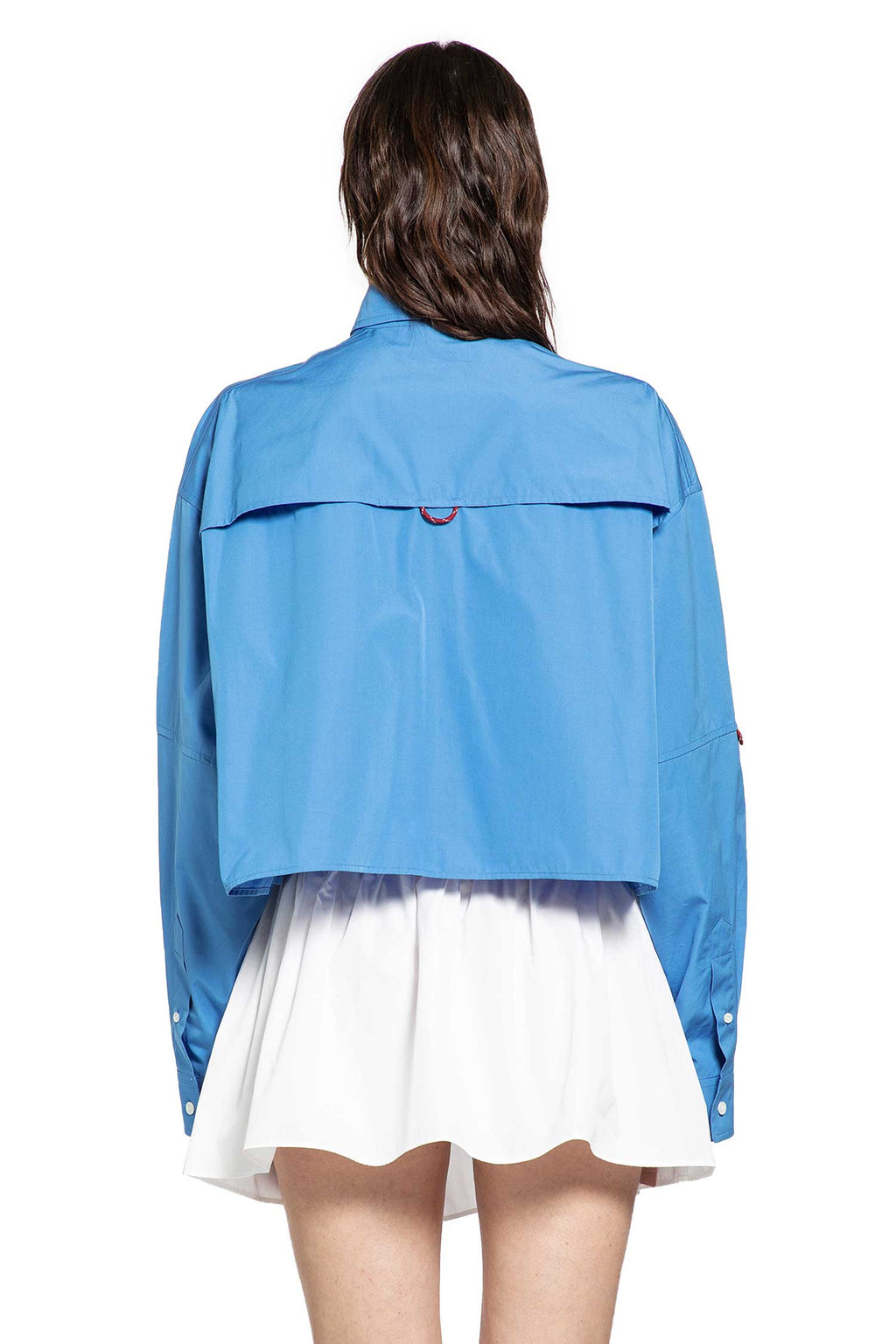 Cropped Poplin Shirt Miu miu – Гарантія оригінальності – збільшений вид