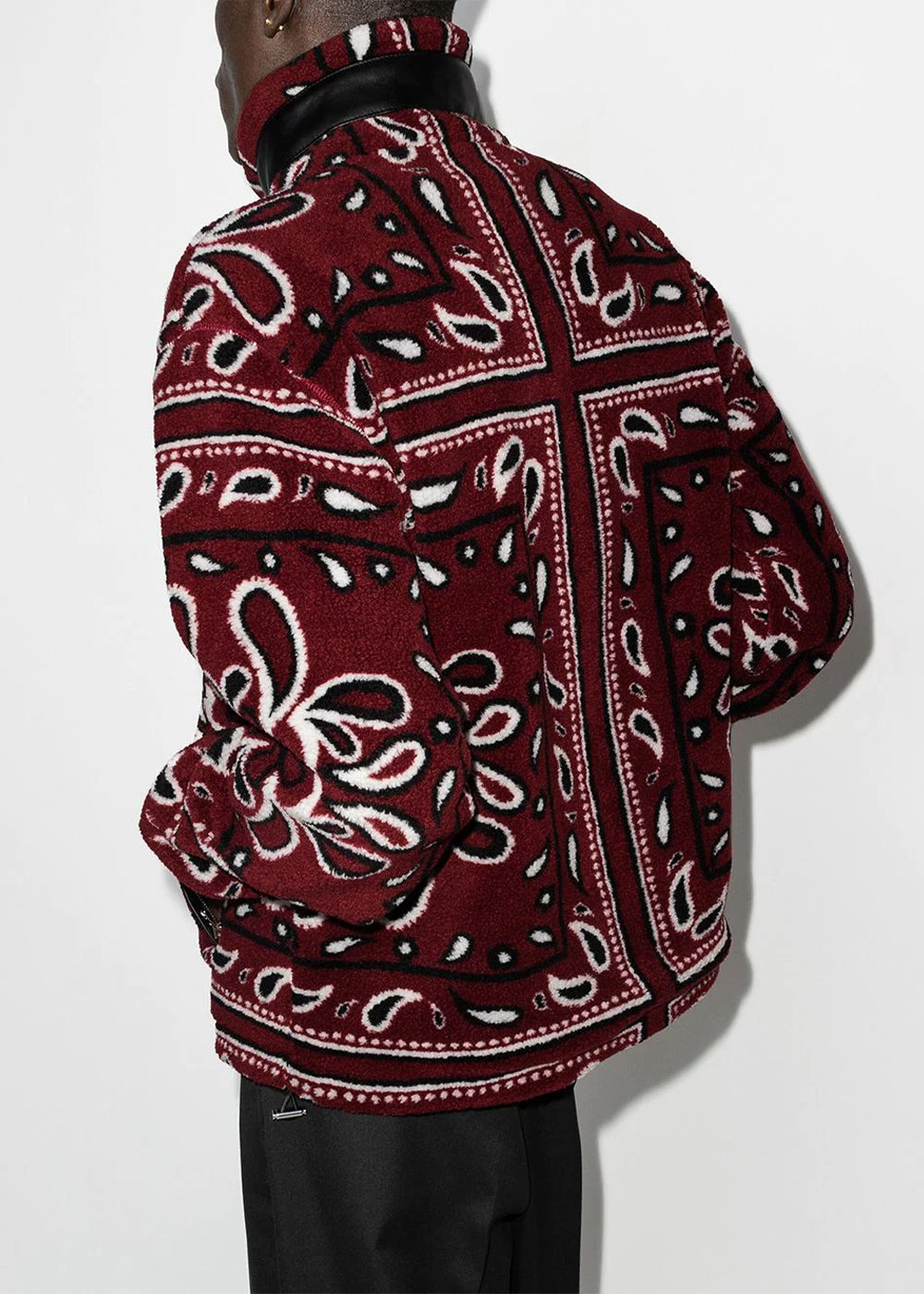 Red Printed Bandana Polar Fleece Jacket Amiri оригінал – Купити в Україні – детальний вид