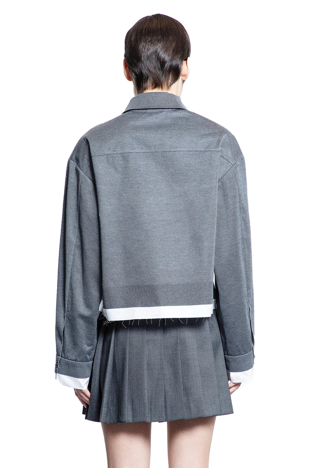 Stretch Silk Knit Blouson Miu miu оригінал – Купити в Україні – збільшений вид