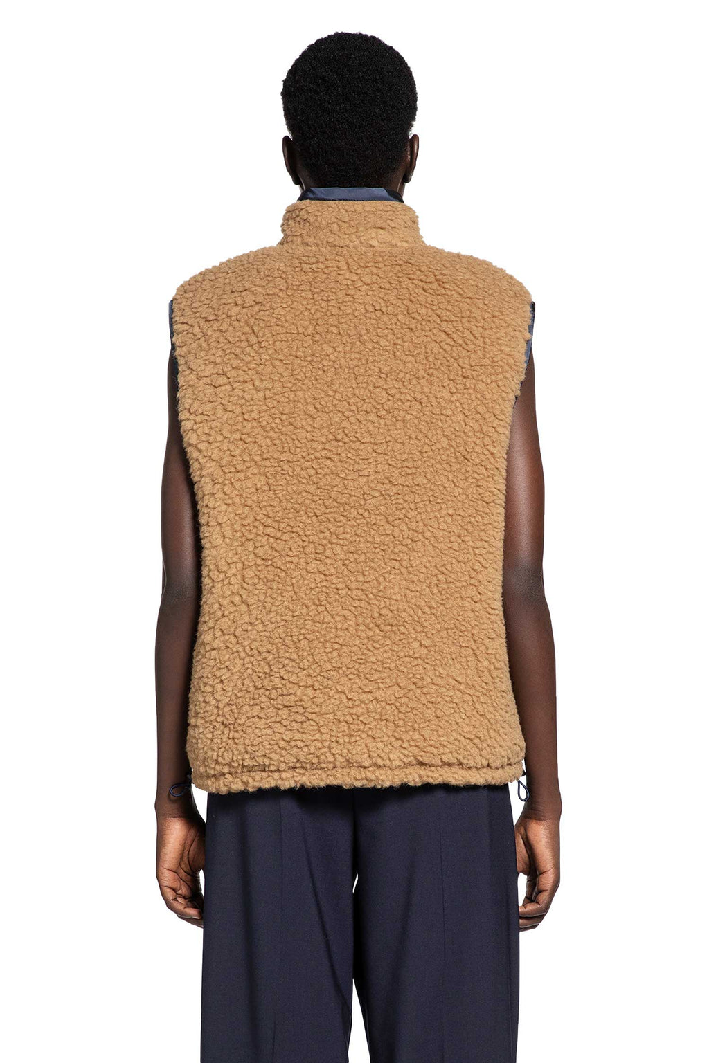 Оригінальна Technical Pongé Teddy Down Vest Miu miu – збільшений вид
