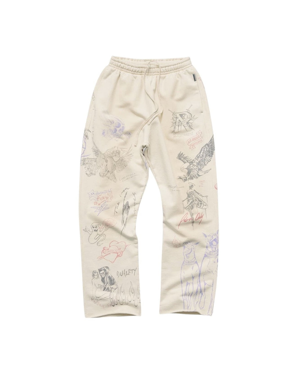 Legacy Buttercream Sweatpant Represent оригінал – Купити в Україні – боковий вид