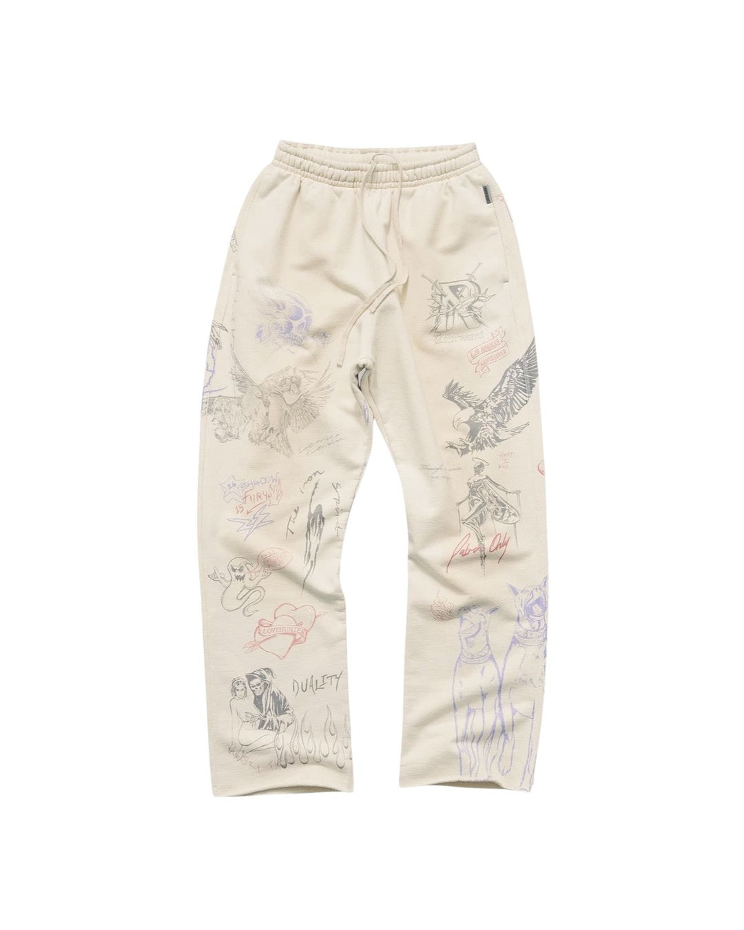Legacy Buttercream Sweatpant Represent оригінал – Купити в Україні – боковий вид - REPRESENT