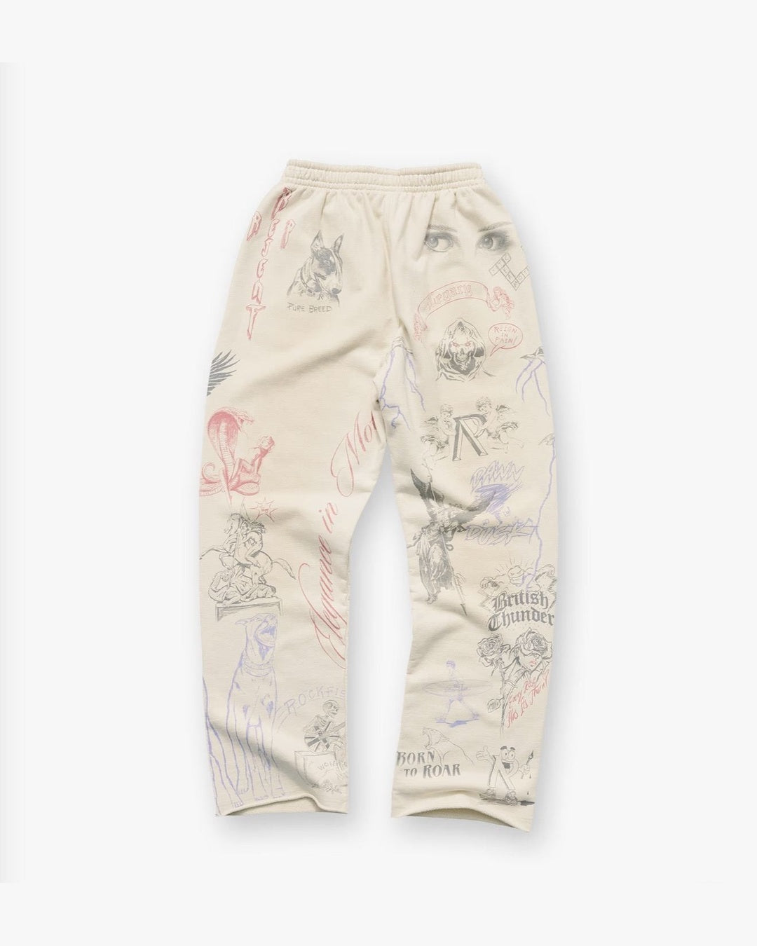Legacy Buttercream Sweatpant Represent оригінал – Купити в Україні – вид ззаду - REPRESENT