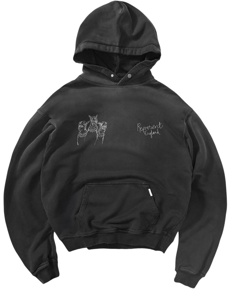 Hand Drawn Thoroughbred Dogs Hoodie Represent оригінал – Купити в Україні