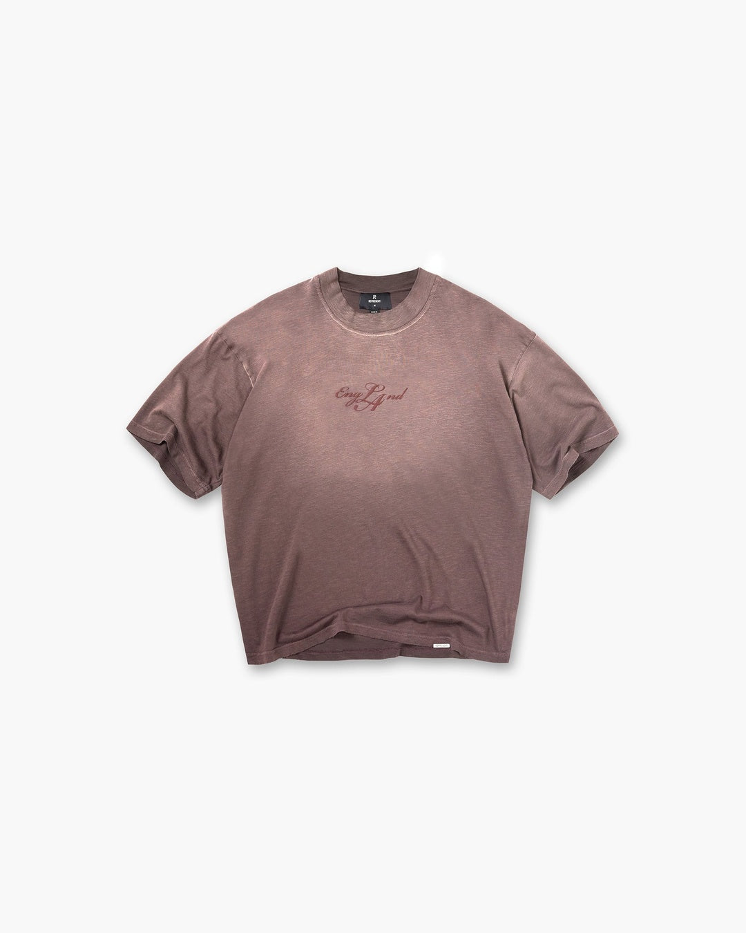 England Washed Brown T-Shirt Represent оригінал – Купити в Україні – боковий вид