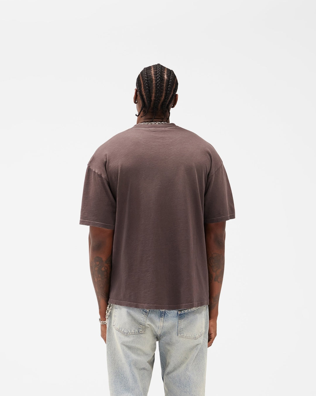 England Washed Brown T-Shirt Represent оригінал – Купити в Україні – вид ззаду