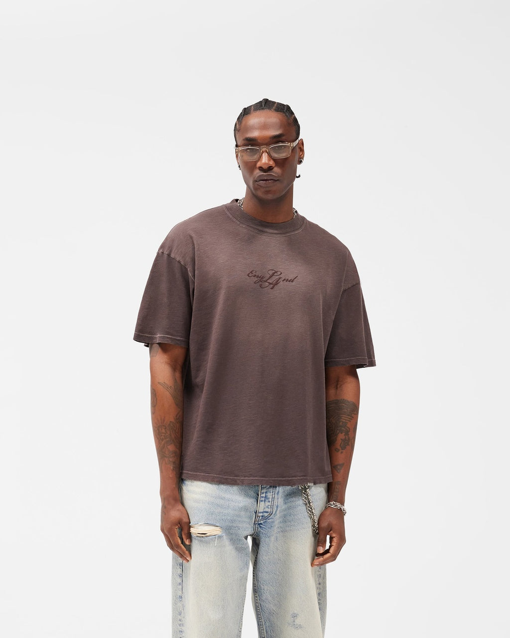 England Washed Brown T-Shirt Represent оригінал – Купити в Україні – детальний вид